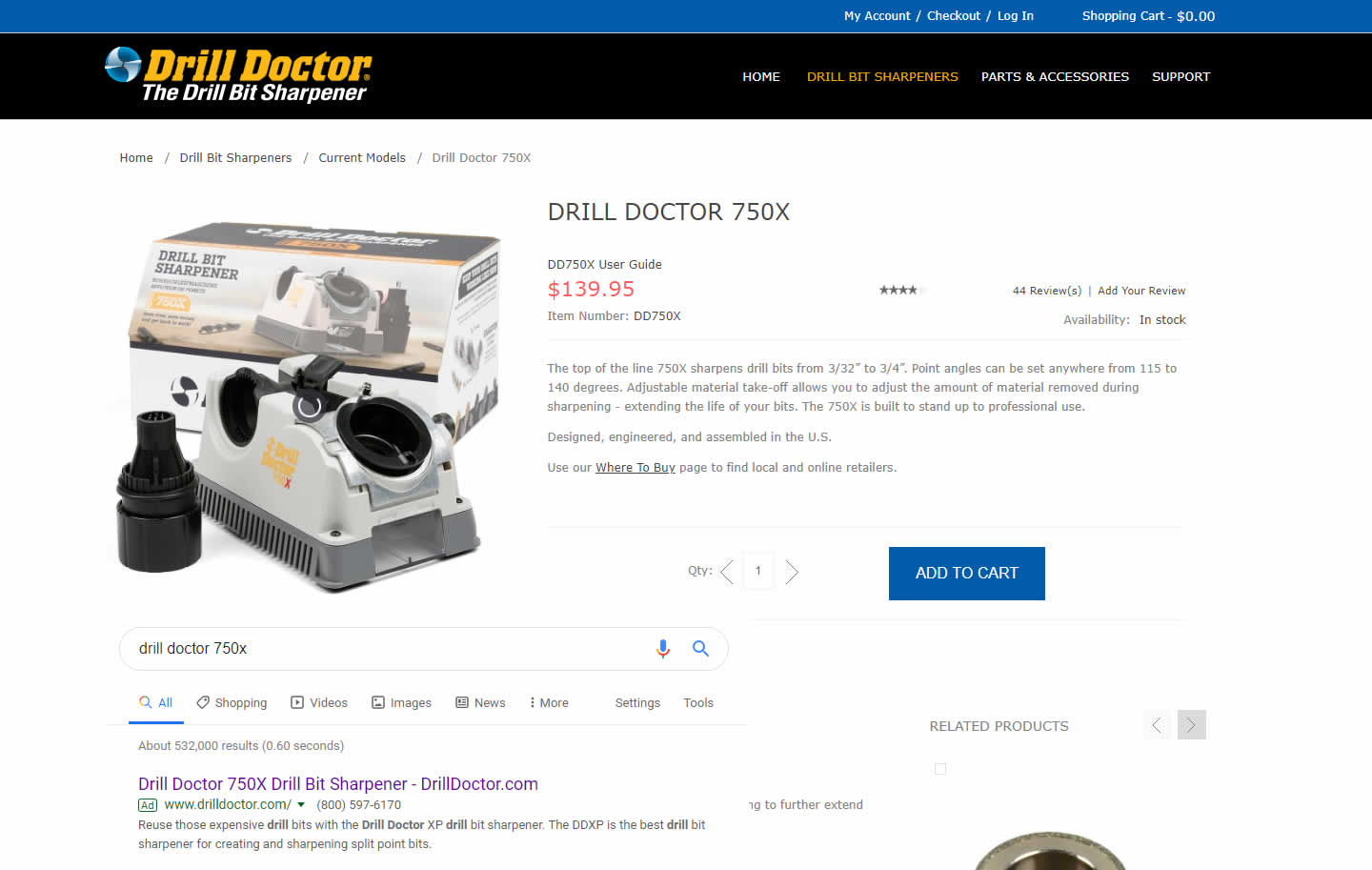 Drill Doctor Paid Search Engine Marketing Portfolio Example